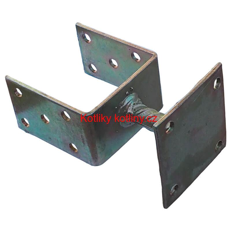 Patka na plotně kotevní, pozinkovaná 9 cm