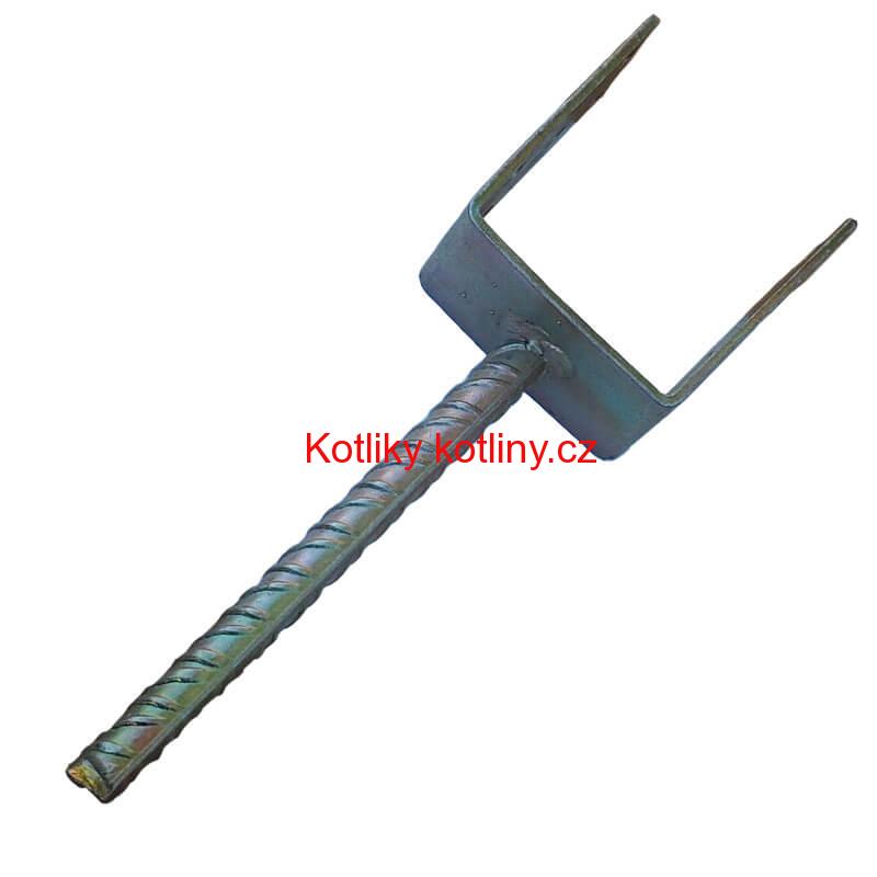 Patka zápustná, kotevní, pozinkovaná 8 cm