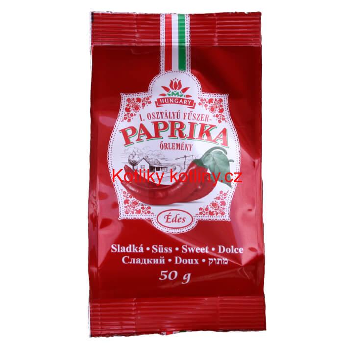 Smaltovaný hrnec s poklicí 13 L kuchař + sladká paprika GURMÁN 50 g
