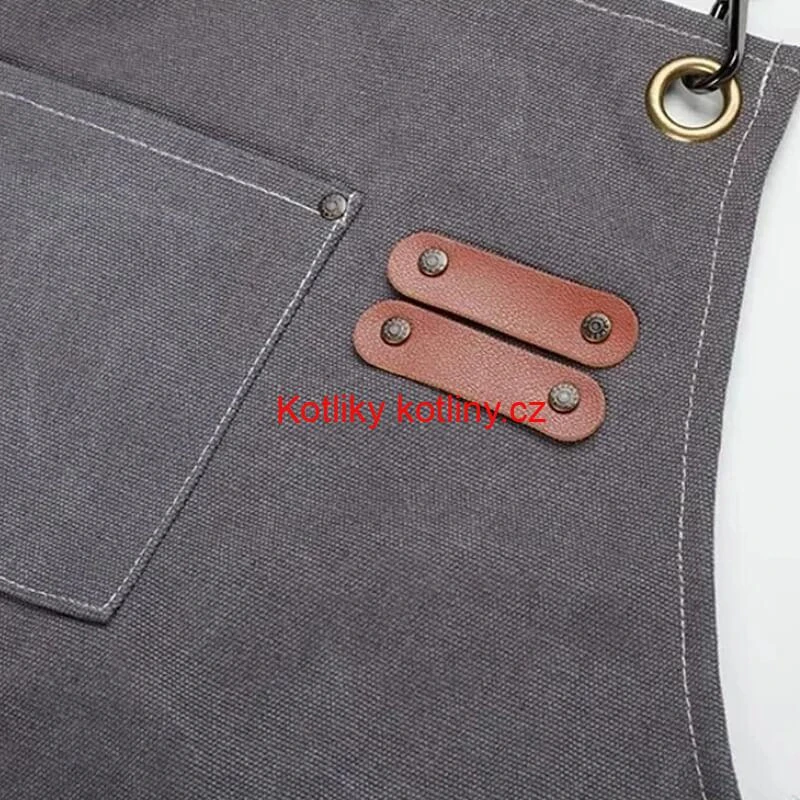 Zástěra na grilování ze silného plátna