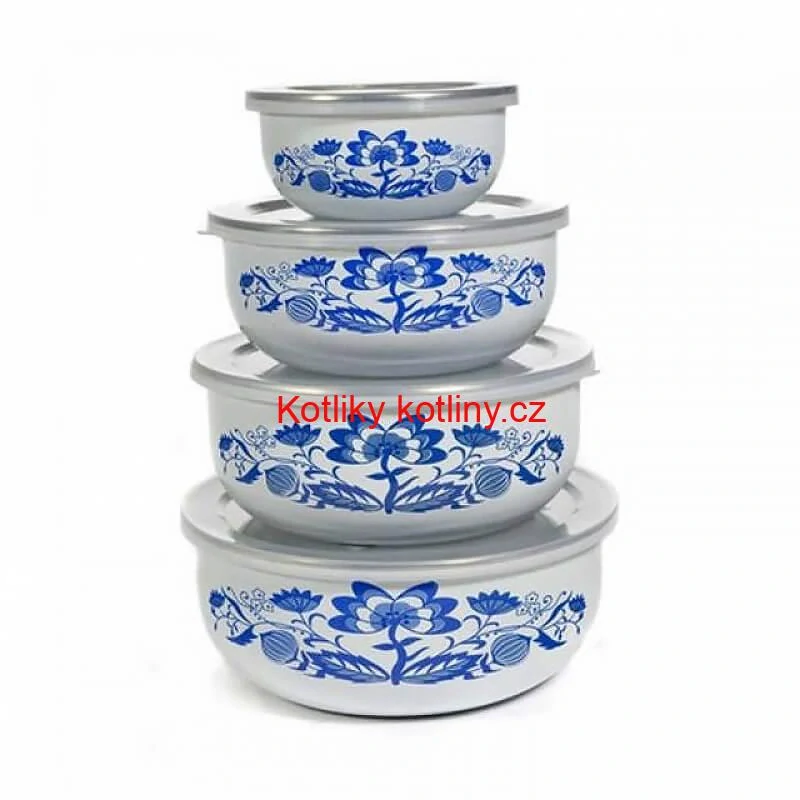 8 dílná sada smaltovaných misek BELLY ONION