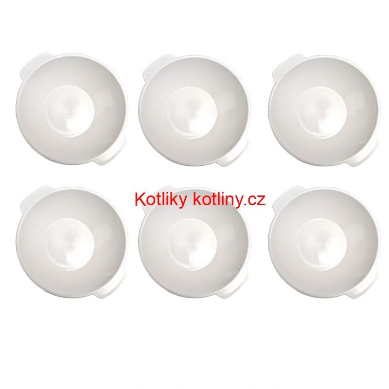 Sada 6 ks: Plastová miska na fajnový kotlíkový guláš a polévky – 750 ml