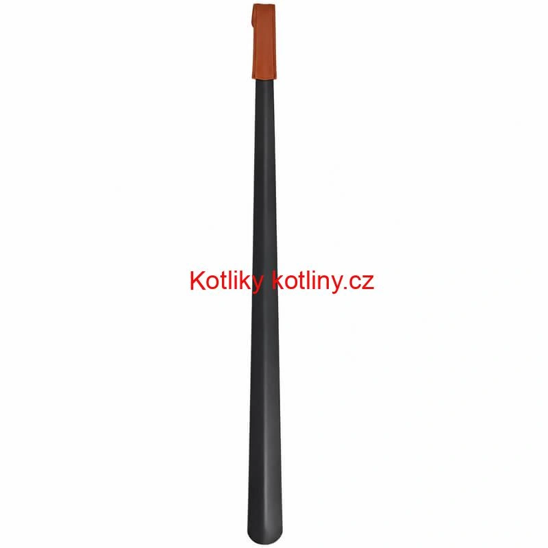 Kovová lžíce na boty 80 cm s rukojetí ze syntetické kůže
