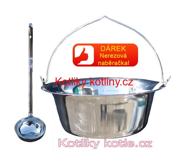 Kotlík antikorový 22 L + antikórová naběračka